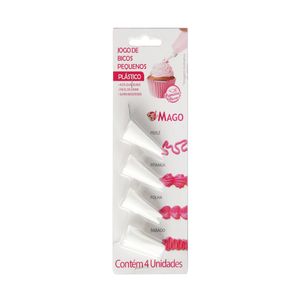Kit De Bico Plastico Pequeno 4Un