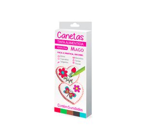 Caneta Decoracao Ponta Fina Cores 5Un
