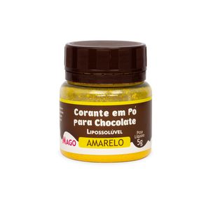 Corante Em Po Para Chocolate Amarelo 5G 1Un