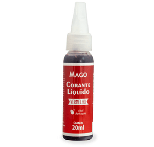 Corante Liquido Vermelho 20 ml - Mago