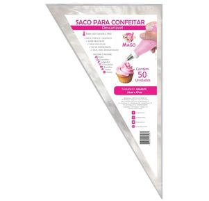 Saco Confeitar Desc. Gigante 50Un