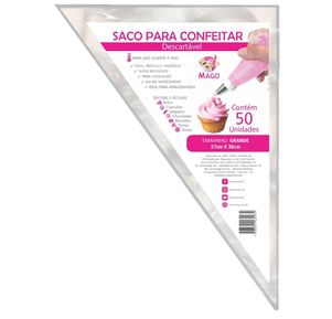Saco Confeitar Desc. Grande 50Un