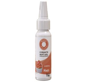 Corante Soft Gel 15g - Coral