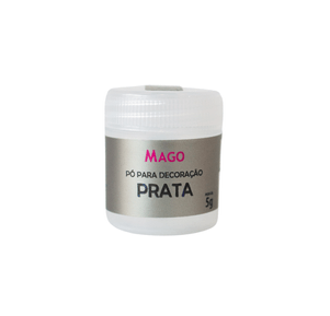 Pó Para Decoração Prata 5g