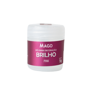 Pó Para Decoração Pink Brilho 5g