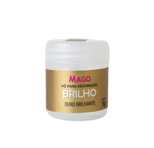 Pó Para Decoração Ouro Brilhante Brilho 5g