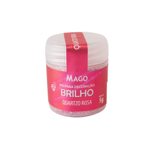 Pó Para Decoração Quartzo Rosa Brilho 5g