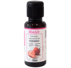 Emulsão Saborizante de Morango 18ml - Mago
