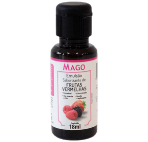 Emulsão Saborizante de Frutas Vermelhas 18ml - Mago