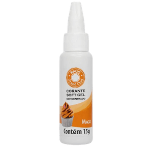 Corante Soft Gel Laranja 15g