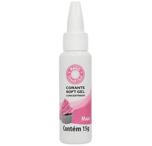 Corante Soft Gel Rosa Bebe 15g