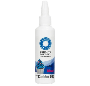 Corante Soft Gel Azul 60g