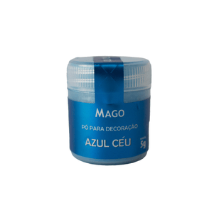 Pó Para Decoração Azul Céu 5g