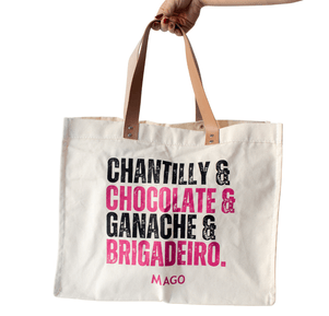 Bolsa Ecobag Chantilly & Chocolate & Ganache & Brigadeiro