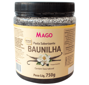 Pasta Saborizante de Baunilha Premium 750g - Mago