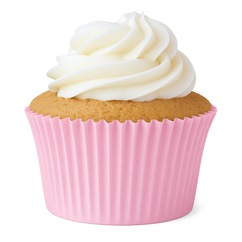 Cupcake rosa bebe