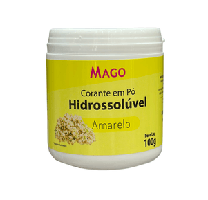 Corante em pó Hidrossolúvel Amarelo 100g
