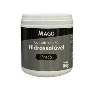 Corante em pó Hidrossolúvel Preto 100g