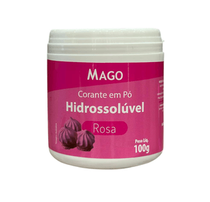 Corante em pó Hidrossolúvel Rosa 100g