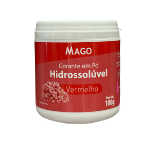 Corante em pó Hidrossolúvel Vermelho 100g