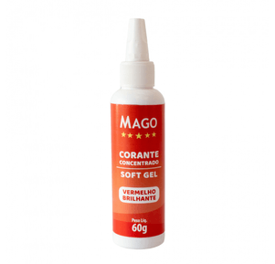 Corante Soft Gel 60g - Vermelho Brilhante