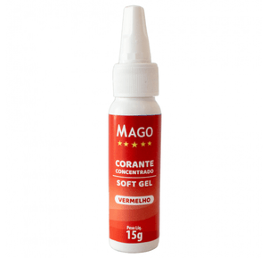 Corante Soft Gel Vermelho 15g