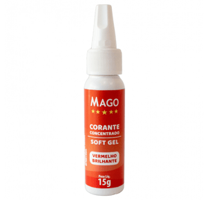 Corante Soft Gel 15g - Vermelho Brilhante