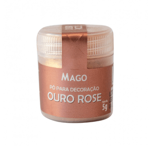 Pó Para Decoração Ouro Rose 5g