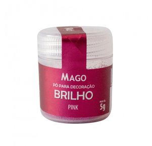 Pó Para Decoração Pink Brilho 5g