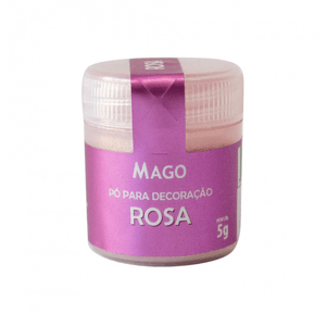 Pó Para Decoração Rosa 5g